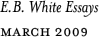 E.B. White Essays